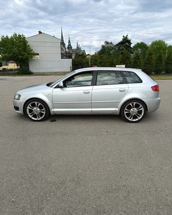 Audi A3 cena 27900 przebieg: 310000, rok produkcji 2008 z Sępopol małe 121